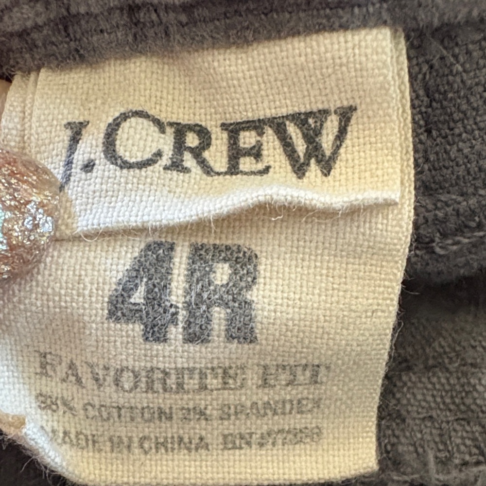 J.Crew Charcoal Trousers